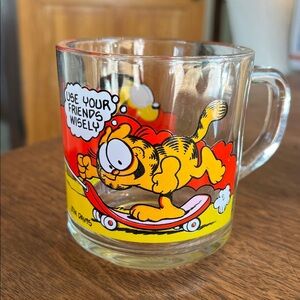 Anchor Hocking McDonald's x Garfield Mug Glass